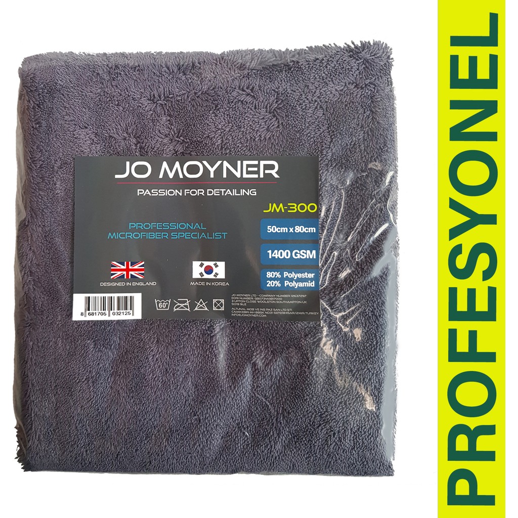 Jo Moyner Mikrofiber Dublex Oto Kurulama Bezi 1400 Gsm 50x80 Cm Jm-300 Oto Bakım Bezleri Fiyatı