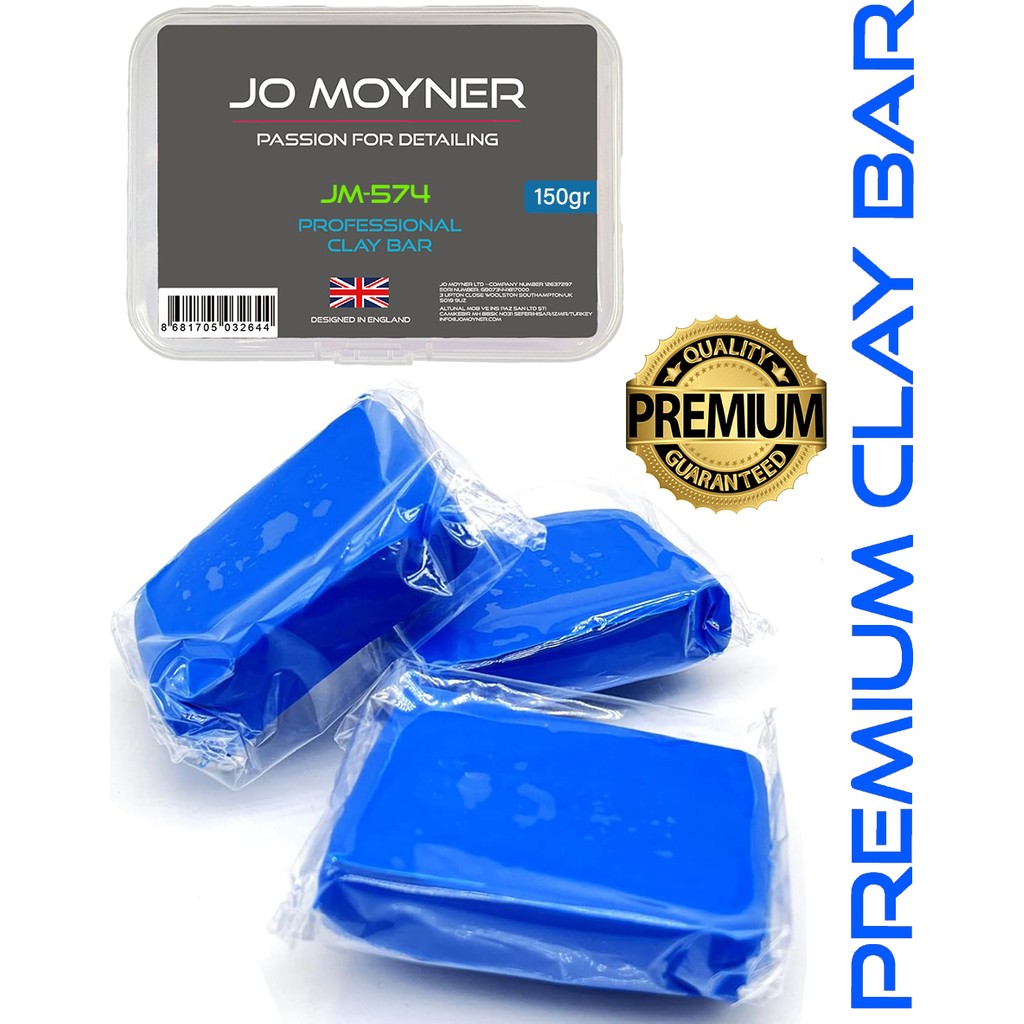 Jo Moyner Nano Kil Hamuru Clay Bar Araç Yüzey Temizleyici Formulated In England 150GR Mavi Deterjan ve Temizlik Ürünleri Fiyatı