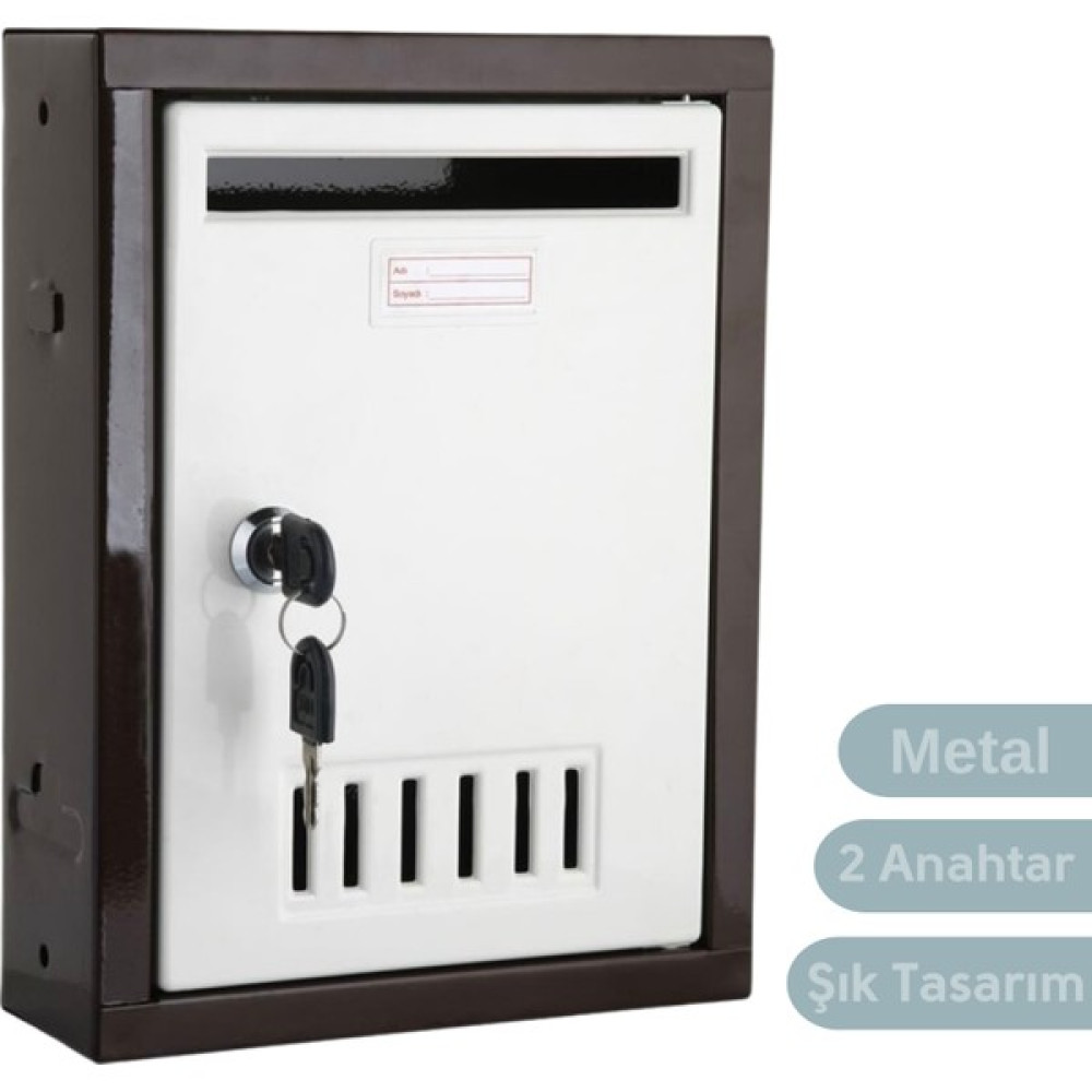 Jobal Gs Metal 2 Adet Anahtarlı Metal Dilekçe ve Posta Kutusu Sgs 331 Nalburiye & Hırdavat Fiyatı