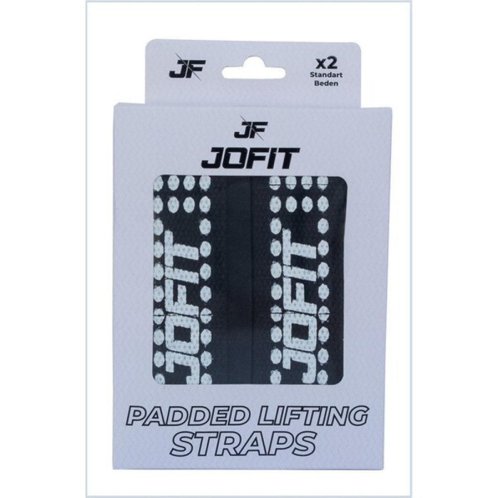 Jofit Padded Lifting Strap Siyah - Beyaz Fitness Kondisyon Aksesuarları Fiyatı