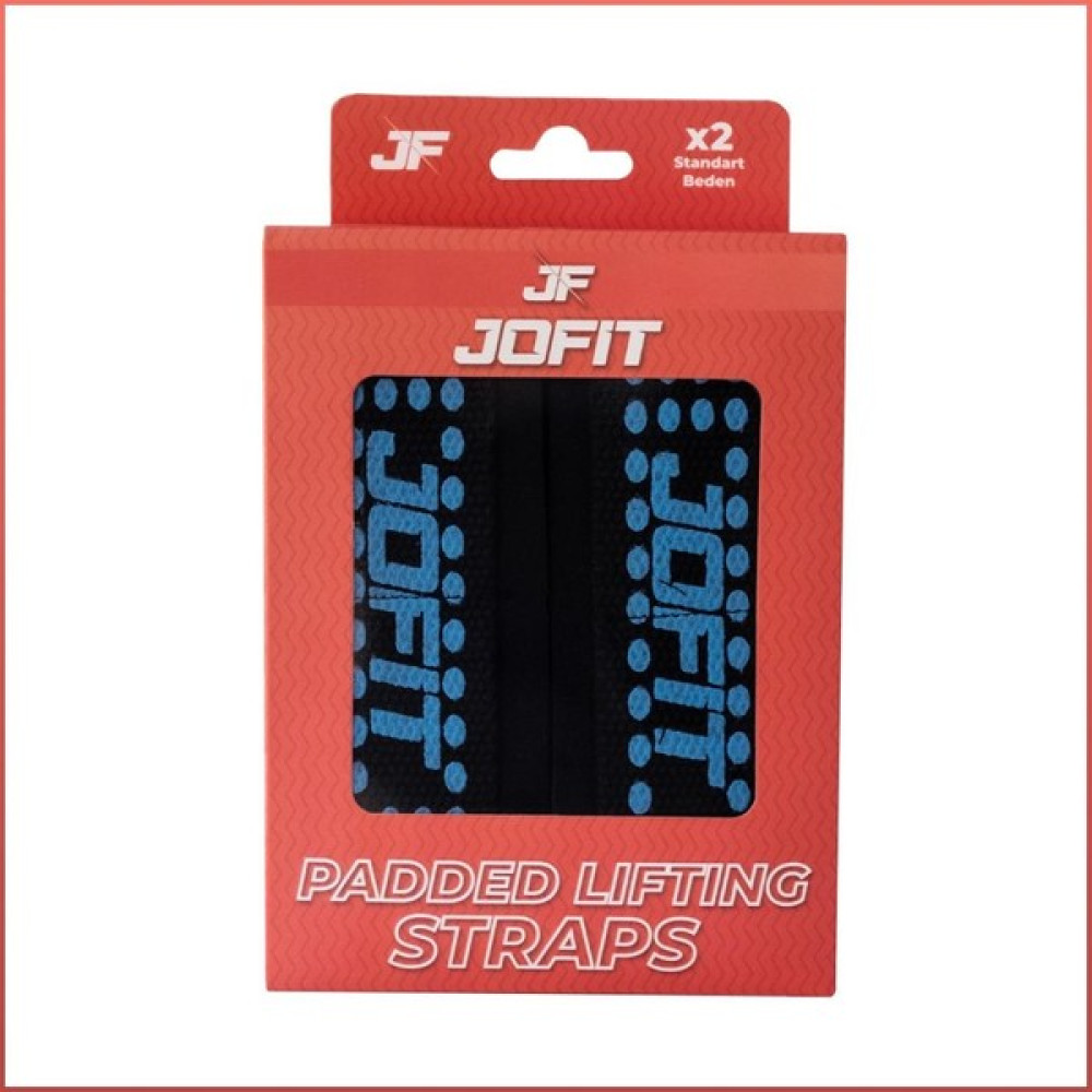 Jofit Padded Straps Siyah - Mavi Fitness Kondisyon Aksesuarları Fiyatı