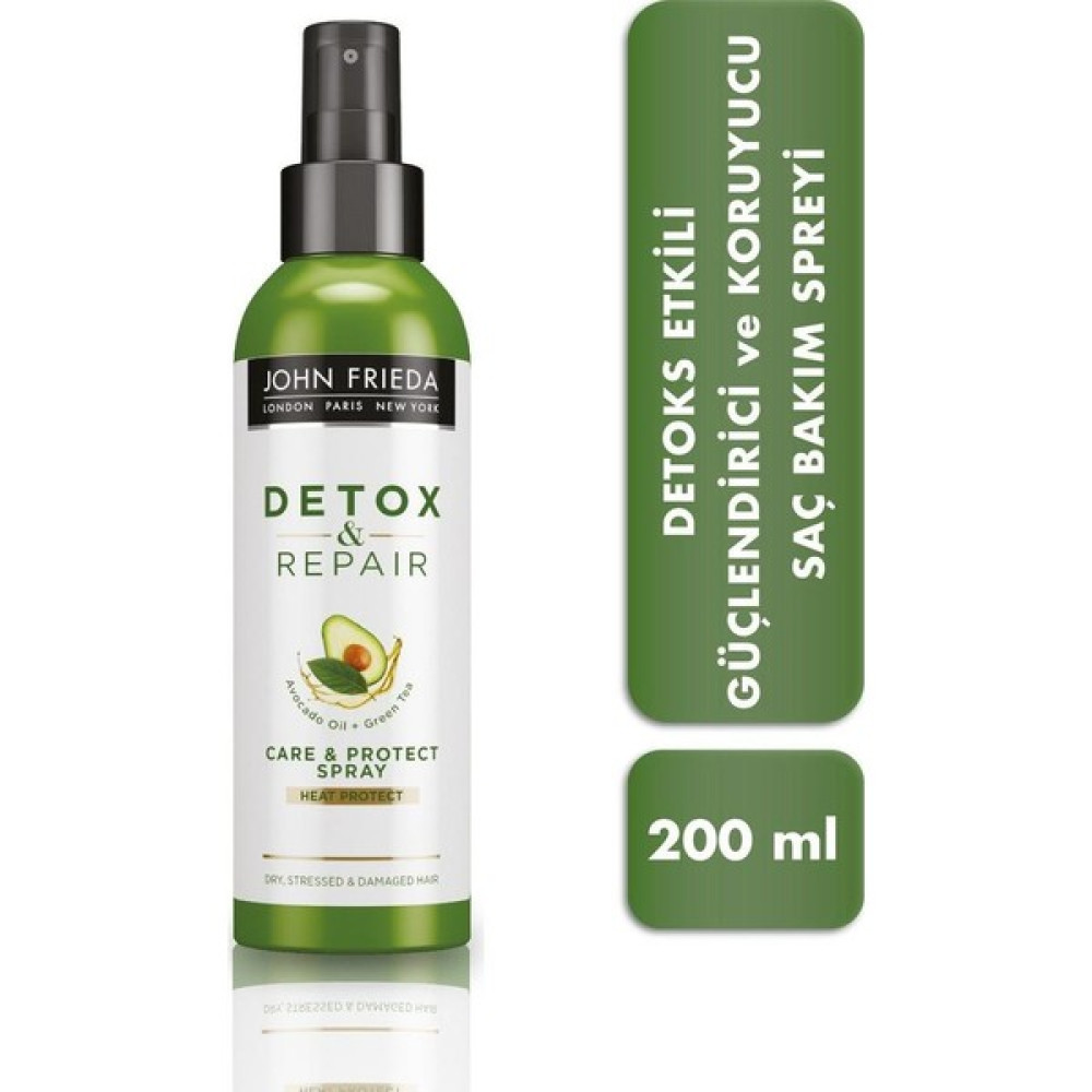 John Frieda Detox&repair Saç Bakım ve Koruma Spreyi 200 ml Saç Bakım Maskeleri & Serumlar & Spreyler Fiyatı
