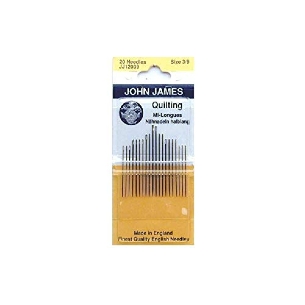 John James Quilting/Betweens Hnd Ndls-Size 3/9 20/Pkg