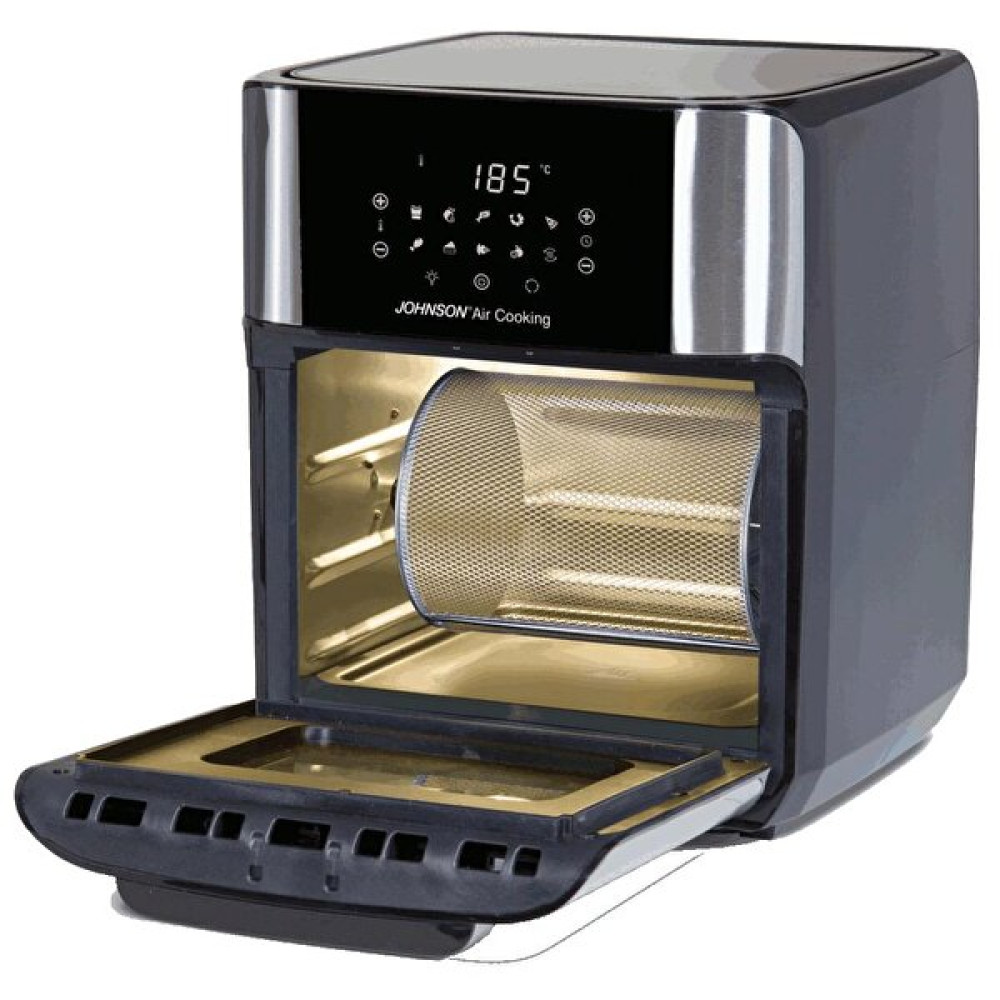 Johnson Aircooking 10 Ön Ayarlı Dijital Zamanlayıcılı 12 L 1800 W Sıcak Hava Fritözü Fritözler Fiyatı