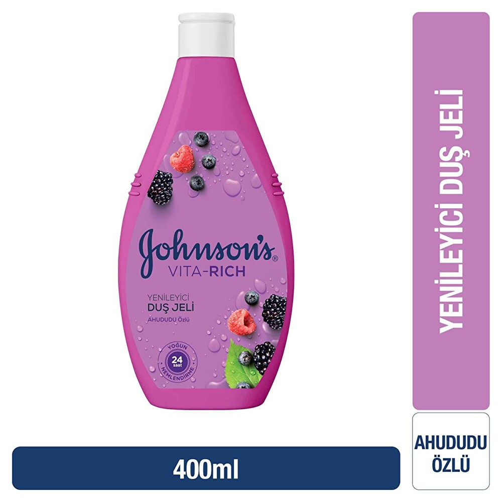 Johnsons Ahududu Özlü Yenileyici Duş Jeli 400 ml Duş Jelleri ve Banyo Köpükleri Fiyatı