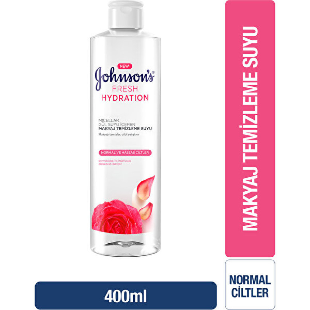 Johnson's Gül Suyu Makyaj Temizleme Suyu 400ml Makyaj Temizleyicileri Fiyatı