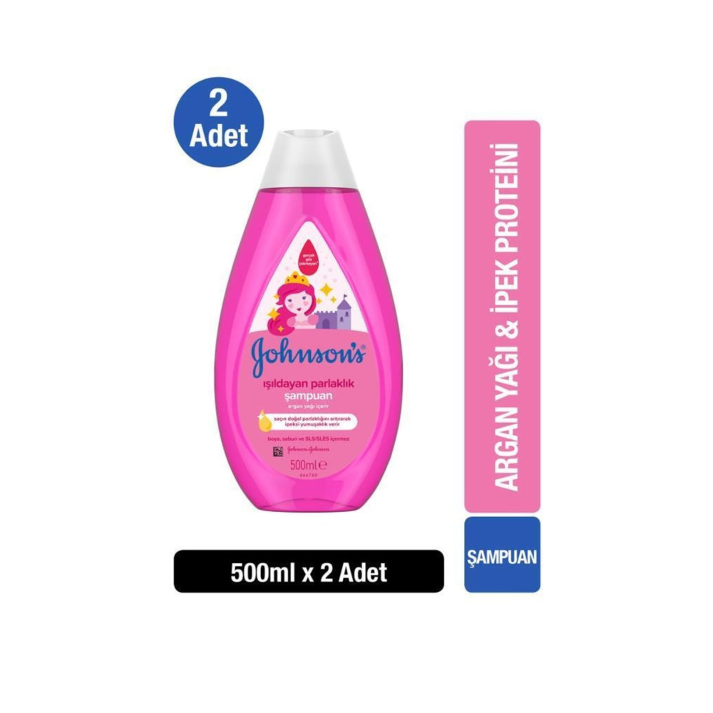 Johnsons Işıldayan Parlaklık Serisi Şampuan 500 ml X2 Bebek Şampuanı Fiyatı