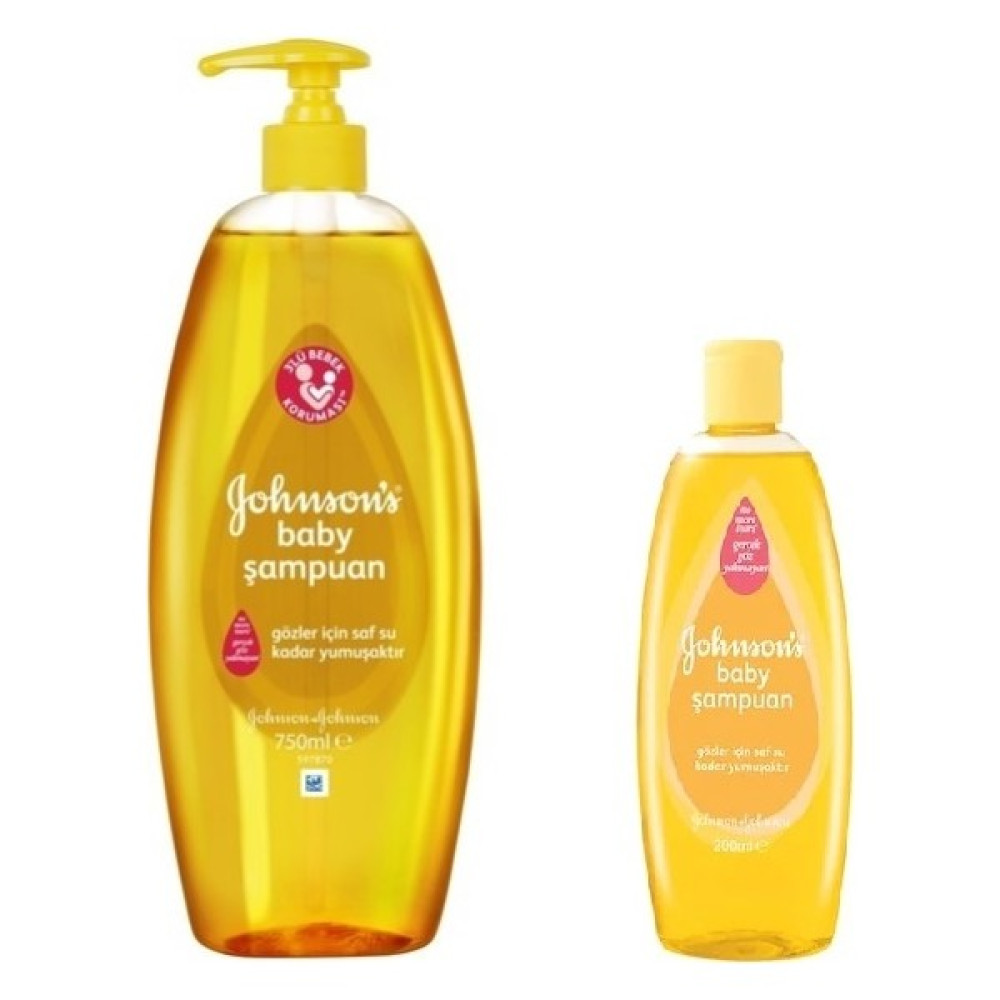 Johnsons Johnson's Baby Bebek Şampuanı 750 ml + Johnsons Baby Şampuan 200 ml Oto Boyaları Fiyatı