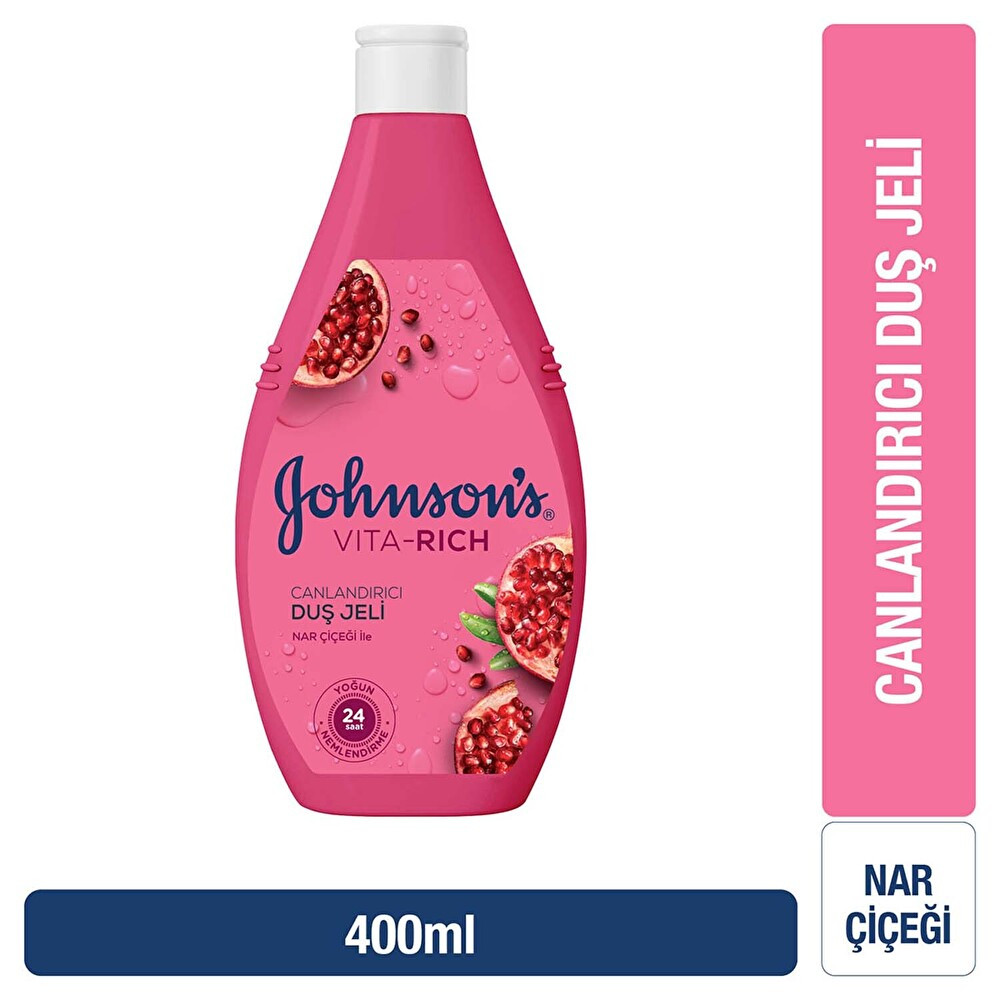 Johnsons Nar Çiçeği Canlandırıcı Duş Jeli 400 ml Duş Jelleri ve Banyo Köpükleri Fiyatı