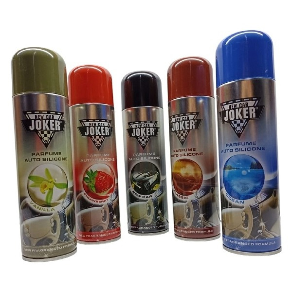 Joker 200ML Joker Sprey Araba Içi Parlatıcı Parfüm 5 Adet Vanılla-New Car-Strawberry-Classic-Ocean Oto Bakım & Temizlik Ürünleri Fiyatı