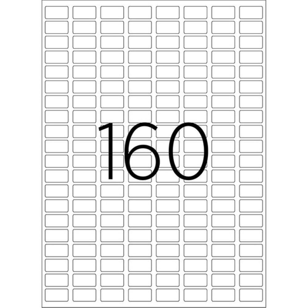 Jokey Kırtasiye 5 TABAKA A4 Laser Etiket Beyaz 22 x 12 mm 160'lı Etiket Makinesi Fiyatı