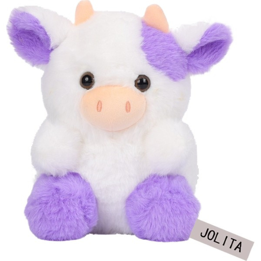Jolita 20CM Belle Çilek Inek Sevimli Çilek Inek Bebek Peluş Oyuncak (Yurt Dışından) - Mor Peluş Oyuncaklar Fiyatı