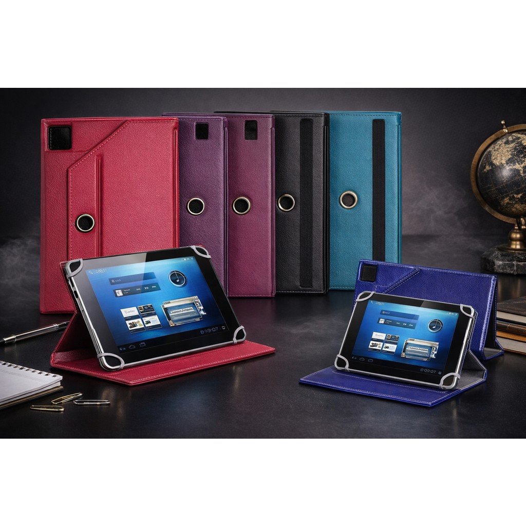 Jolita Casper Pad H10 12.6" Uyumlu Tablet Kılıfı 360° Döner Standlı Universal - Mor Tablet Kılıfı Fiyatı