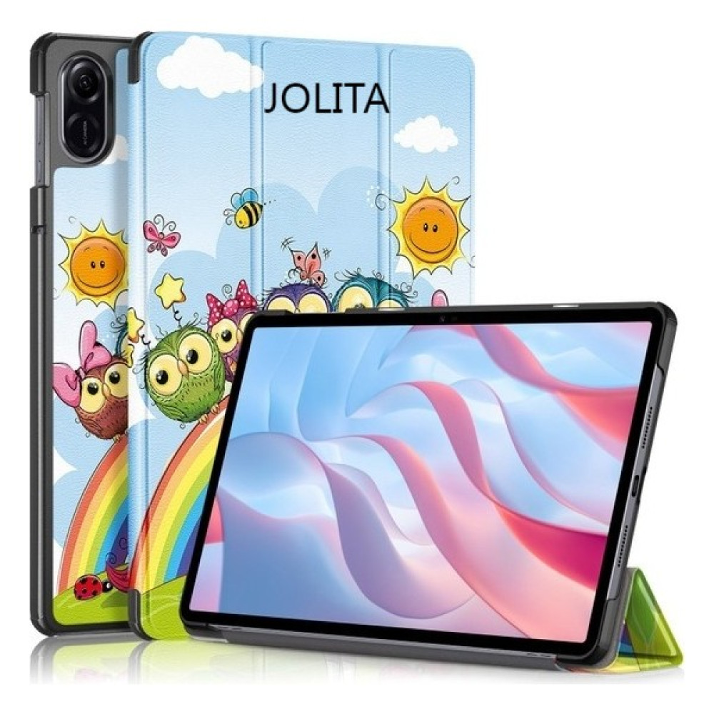 Jolita Honor Pad X9 / X8 Pro 11.5 Için Çizim Deri Tablet Kılıfı (Yurt Dışından) - Açık Mavi Tablet Kılıfı Fiyatı