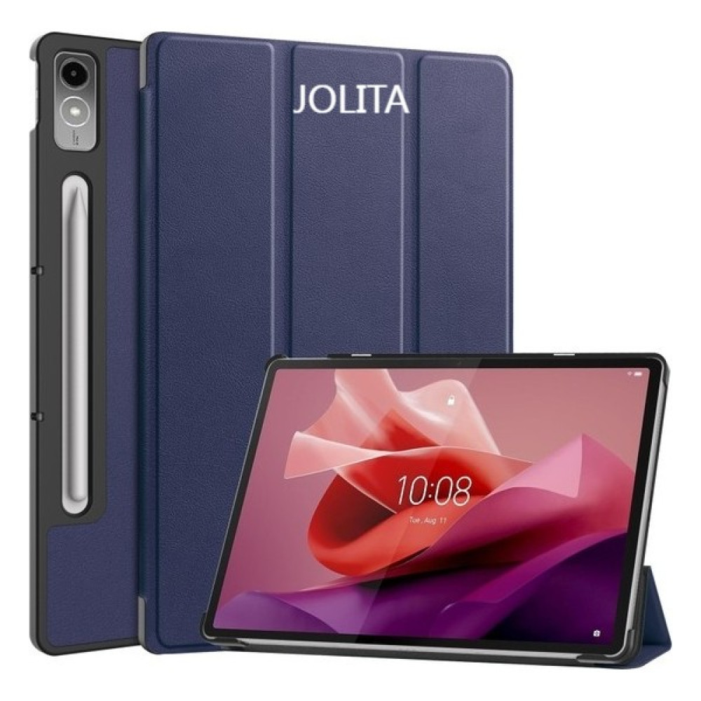 Jolita Lenovo Tab P12 12.7'' Folio Kılıf Çok Açılı Standlı Ince Hafif Koruyucu Kapak (Yurt Dışından) - Mavi Tablet Kılıfı Fiyatı