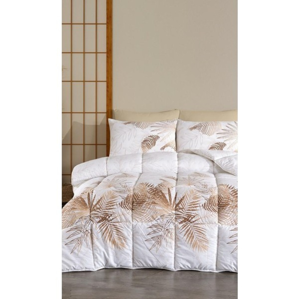 Jolly Home 4 Mevsim Çift Kişilik Kapitoneli Nevresim Takımı-Kumsal Kahve - 200 x 220 cm Nevresim Takımı Fiyatı