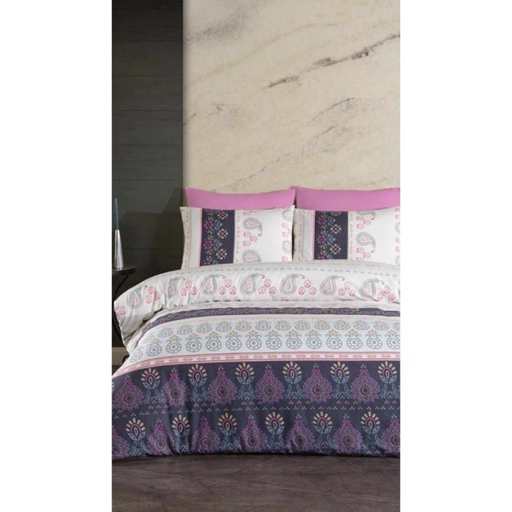 Jolly Home 4 Mevsim Çift Kişilik Kapitoneli Nevresim Takımı-Sima Indigo - İndigo - 200 x 220 cm Nevresim Takımı Fiyatı