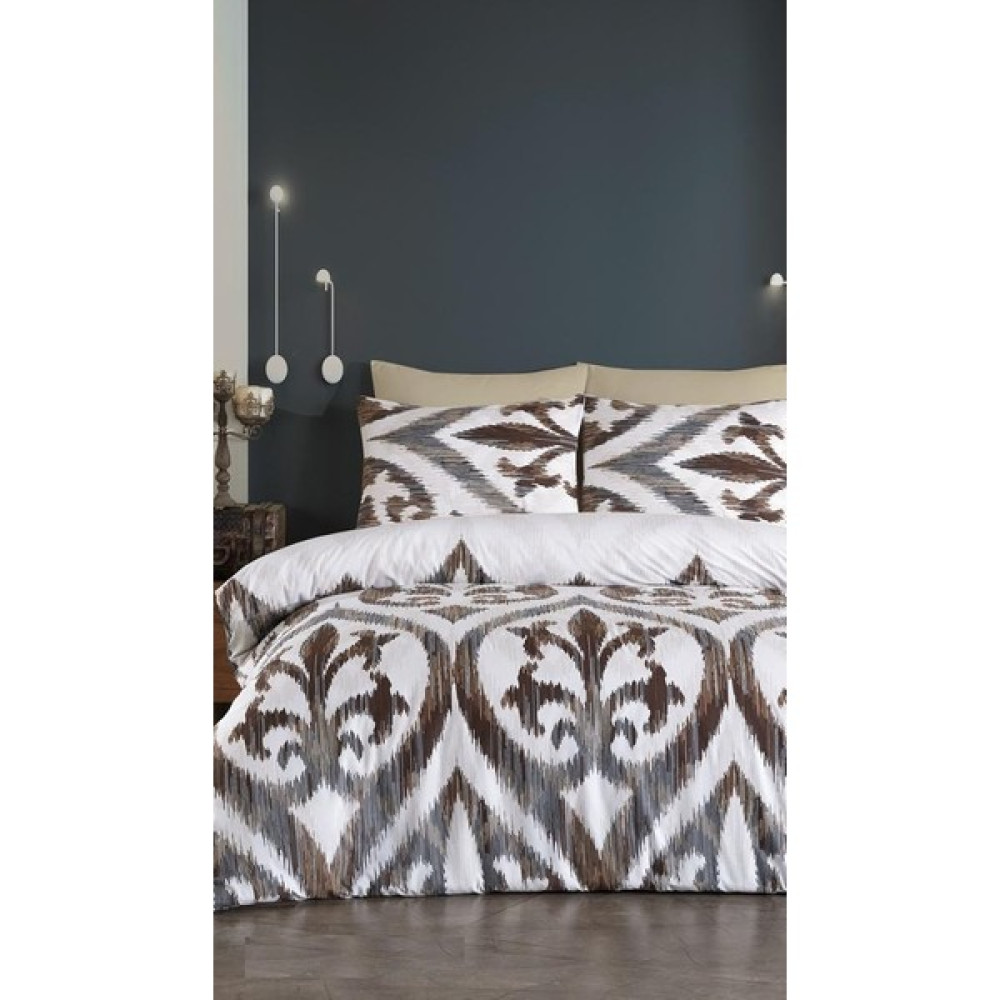 Jolly Home 4 Mevsim Tek Kişilik Kapitoneli Nevresim Takımı-Arya Kahve - 160 x 220 cm Nevresim Takımı Fiyatı