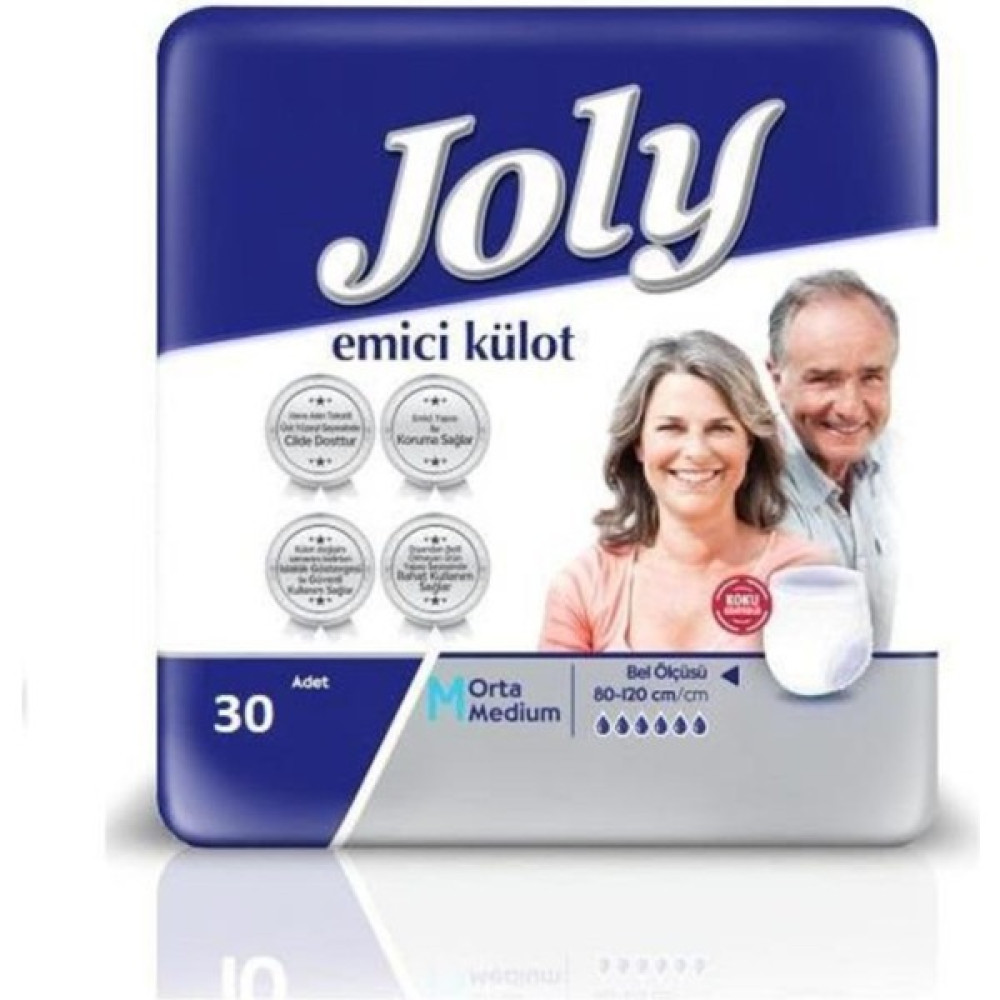 Joly Emici Külot Hasta Bezi Orta Medium 30'lu Paket - M Hasta Bezleri ve Temizliği Fiyatı