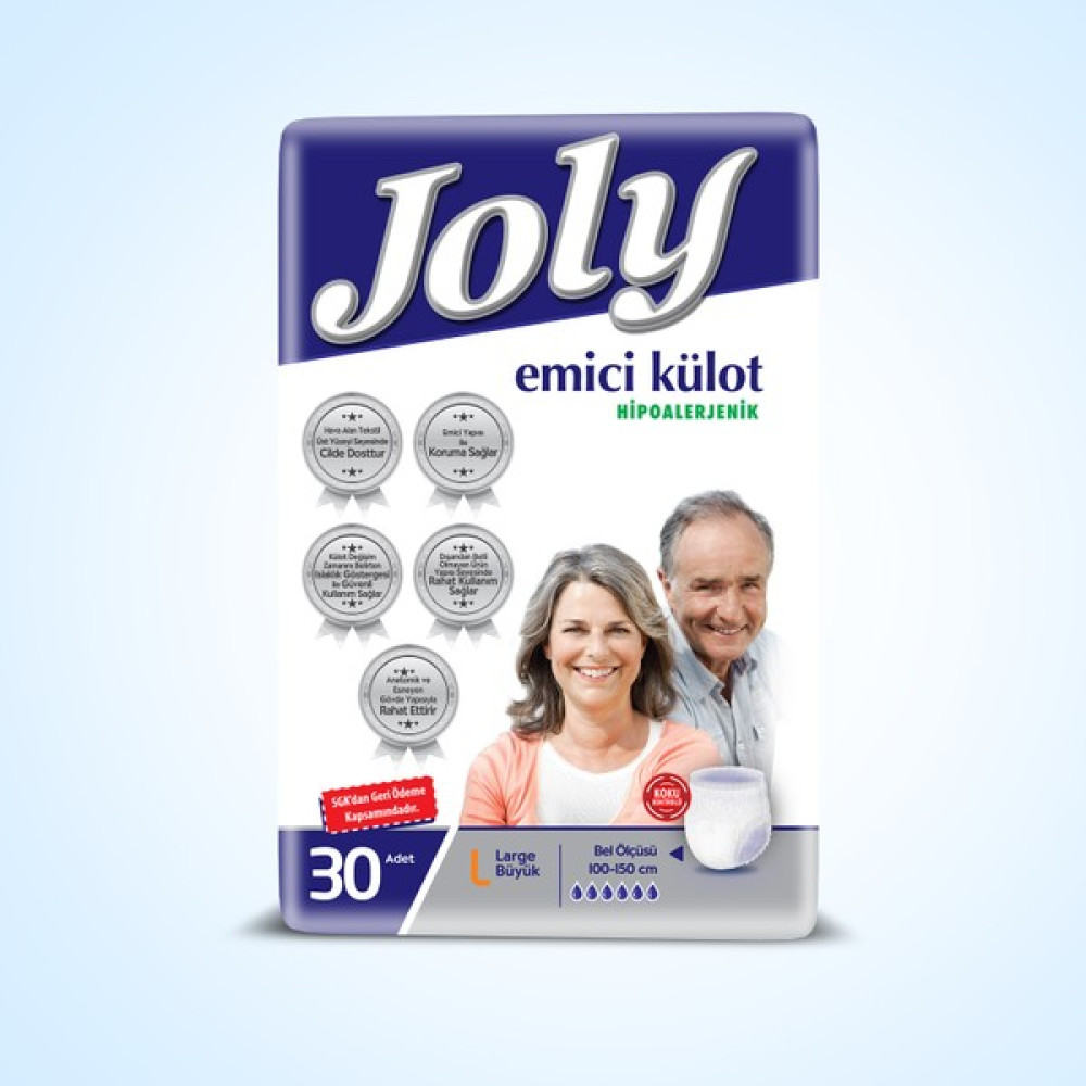 Joly Emici Külot Large 30 Adet - L Hasta Bezleri ve Temizliği Fiyatı