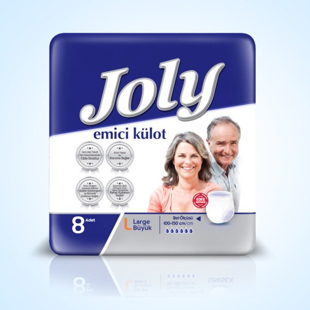 Joly Emici Külot Large 8 Adet - L Hasta Bezleri ve Temizliği Fiyatı
