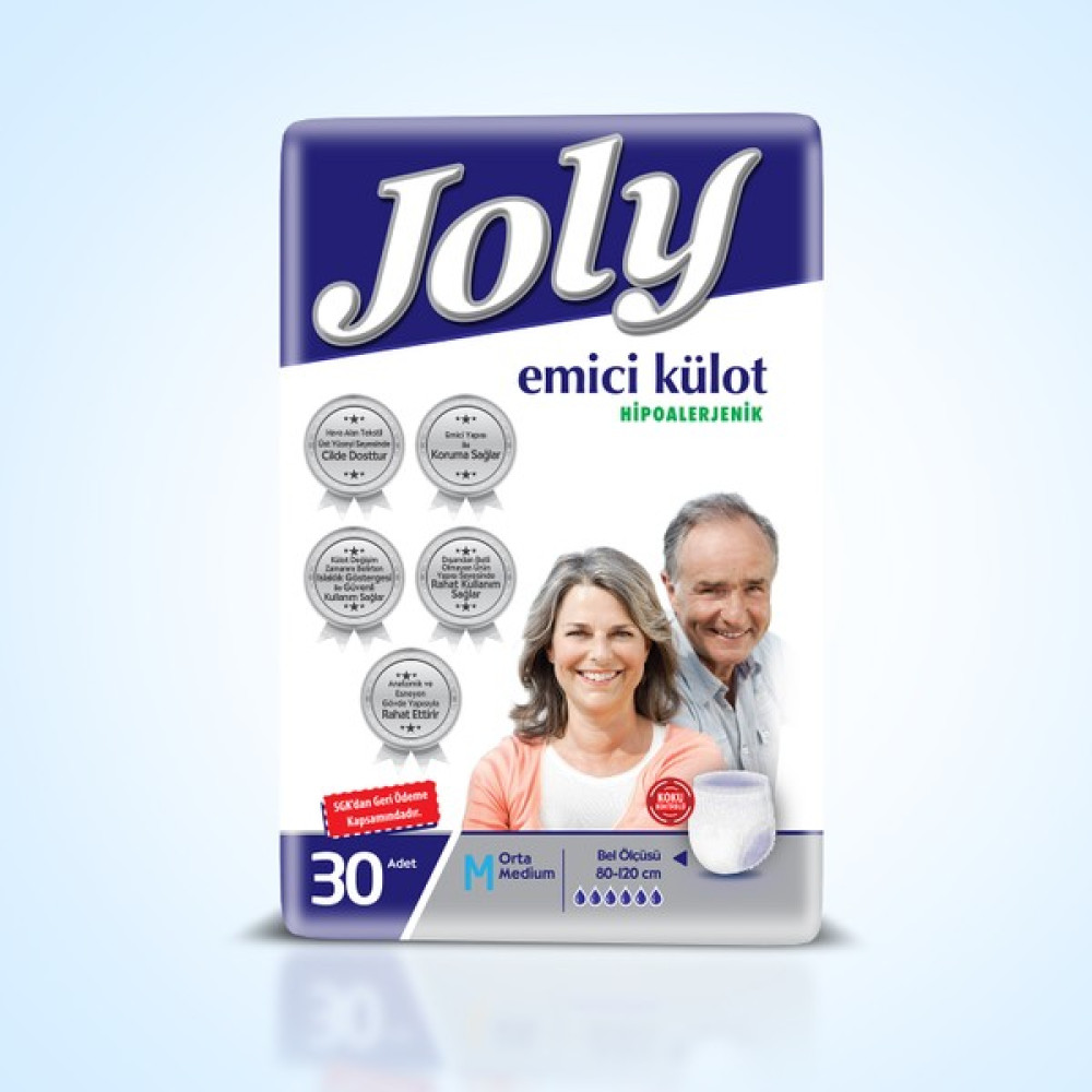 Joly Emici Külot Medium 30 Adet - M Hasta Bezleri ve Temizliği Fiyatı