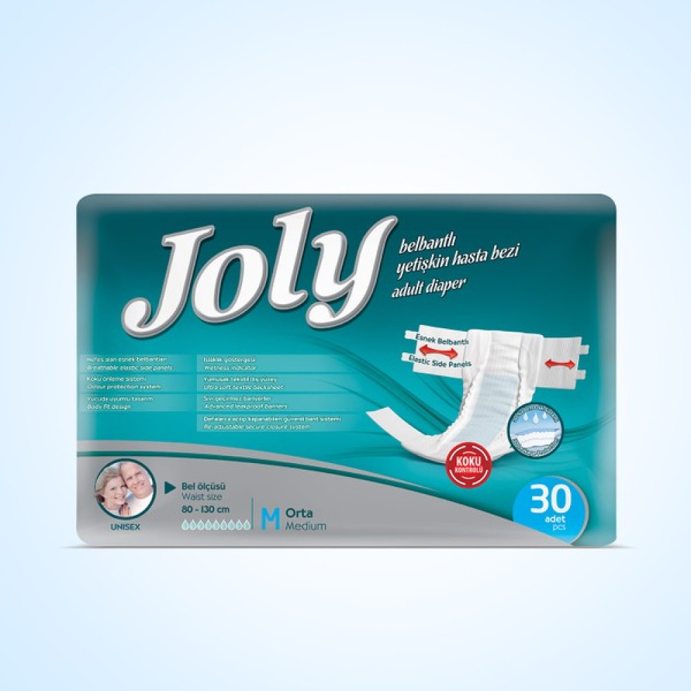 Joly Yetişkin 30'lu Hasta Bezi Medium - M Hasta Bezleri ve Temizliği Fiyatı