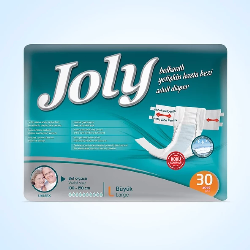 Joly Yetiskin Hasta Bezi Large 30 Adet Hasta Bezleri ve Temizliği Fiyatı