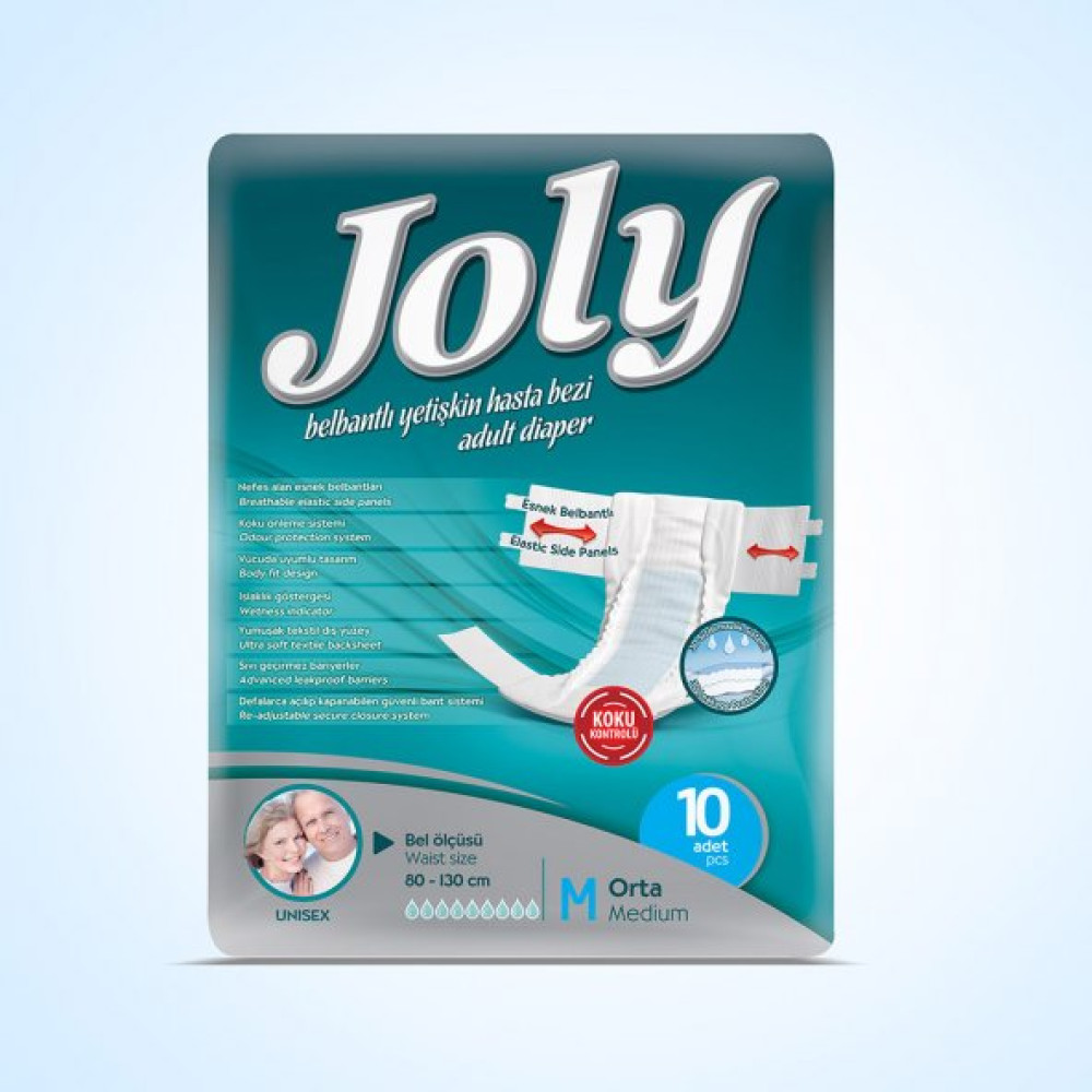 Joly Yetiskin Hasta Bezi Medium 10 Adet Hasta Bezleri ve Temizliği Fiyatı