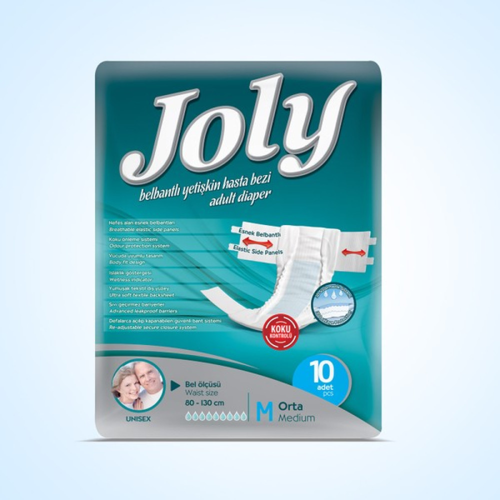 Joly Yetişkin Hasta Bezi Medium 10 Adet - M Hasta Bezleri ve Temizliği Fiyatı