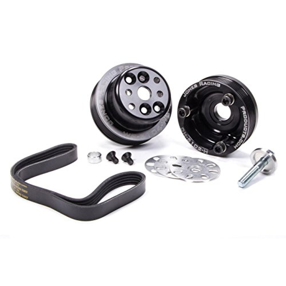 Jones Racing Products 1035-S-CE Serpentine Drive Belt for Small Block Chevy