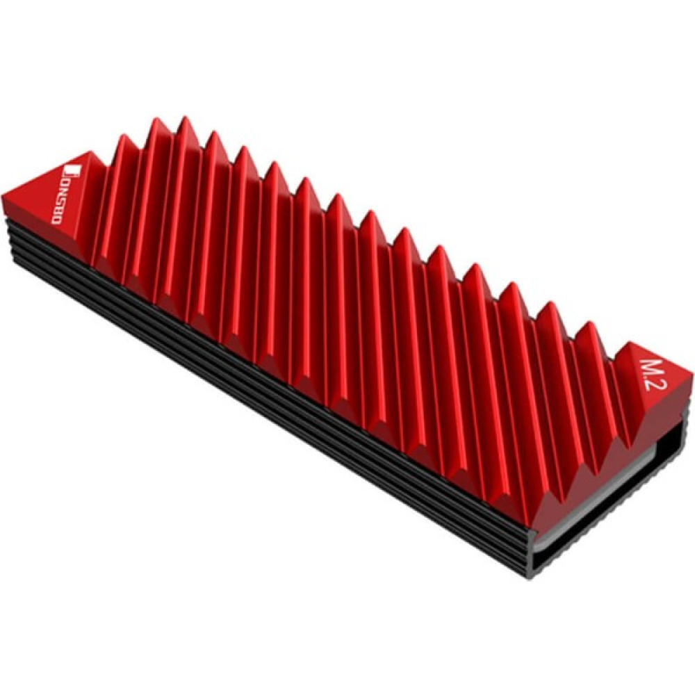 Jonsbo M.2 2280 SSD Nvme Alüminyum Alaşımlı Isı Emici Soğutucu - Kırmızı Soğutucular Fiyatı