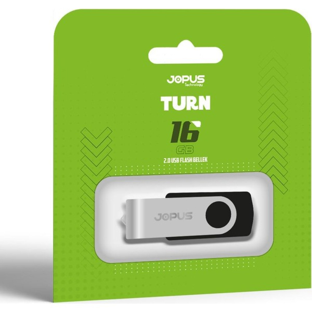 Jopus USB Bellek SU-107 Etern - JU-101 Turn 2.0 Metal Siyah 16GB Flash Bellekler Fiyatı