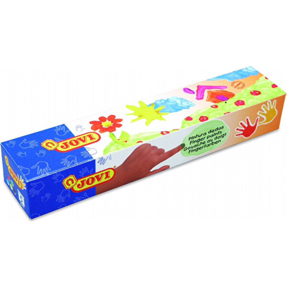 Jovi 546 - 6x40 ml Kutulu Parmak Boya (6 Renk) Yüz & Parmak Boyası Fiyatı