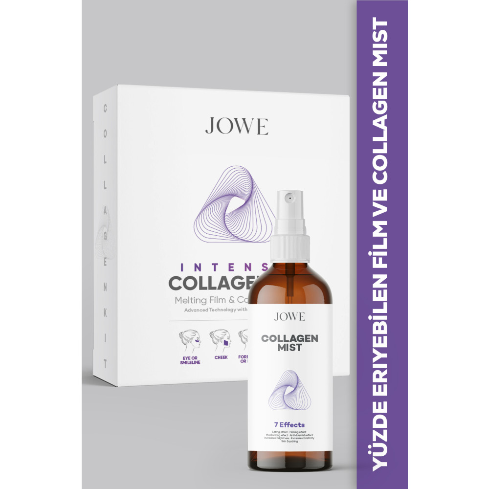 JOWE Intense Collagen Kit Eriyebilen Film ve Collagen Mist Sprey 60 ml Cilt Temizleme ve Peeling Fiyatı