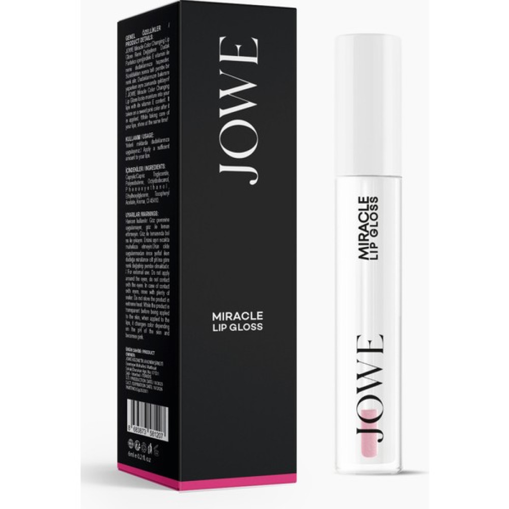 Jowe Miracle Lip Gloss - Renk Değiştiren Dudak Parlatıcısı - 6 ml Rujlar & Dudak Parlatıcıları Fiyatı