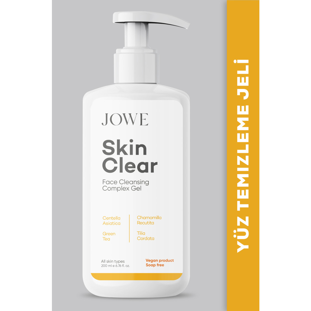 JOWE Skin Clear Yüz Temizleme Jeli 200 Ml Cilt Temizleme ve Peeling Fiyatı