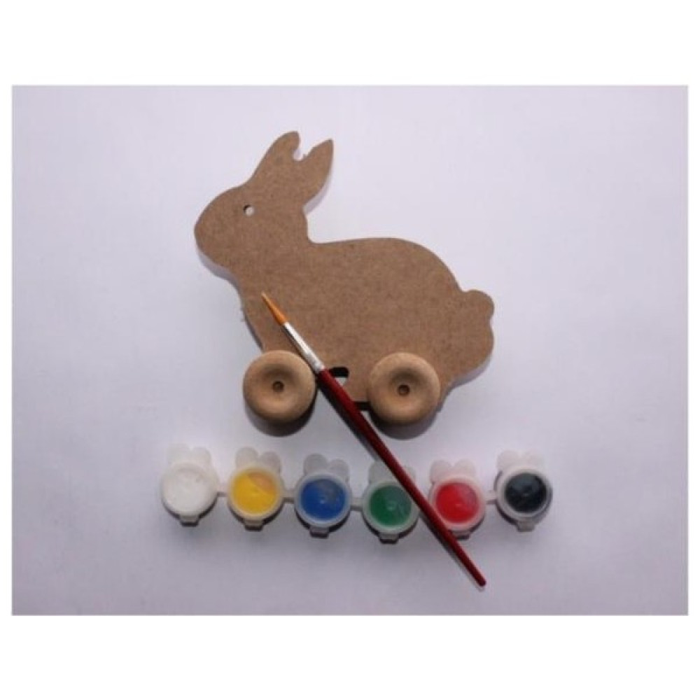Joy And Toys 8mm Kalın Ahşaptan Tavşan Boyama Seti Bebek Oyuncakları Fiyatı