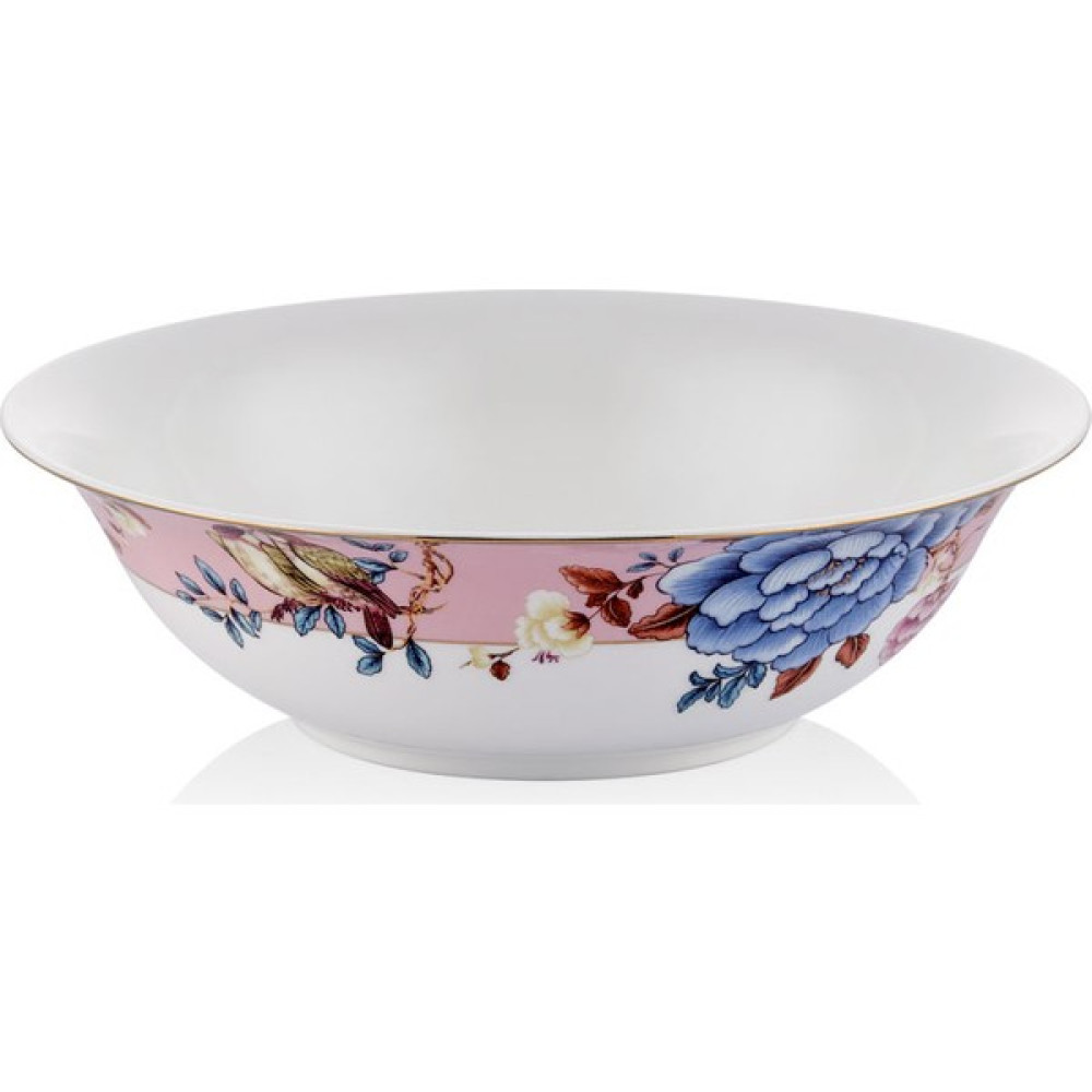 Joy Carmen Floral Pink 23 cm Büyük Boy Porselen Salata Kasesi Sunum Servis Tabağı Kase Fiyatı