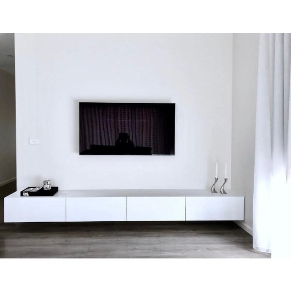 Joy Tv Ünitesi Tv Sehpası Alt Modülü Mat Beyaz Soft 240 cm Mdf Joy Tv Ünitesi Tv Ünitesi / Sehpası Fiyatı