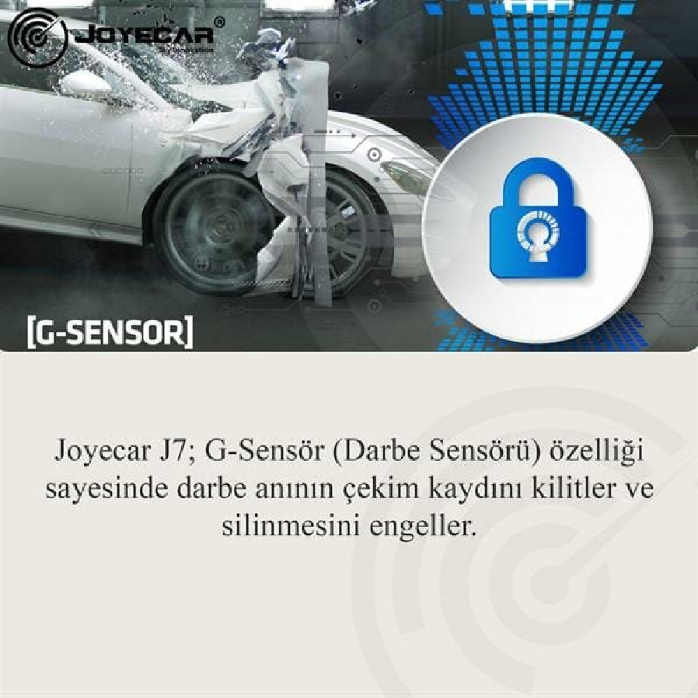 Joyecar 7 Inç Araç Içi Kamera IPS Dokunmatik Ekran Dual Lens Full Hd Oto Görüntü Sistemleri Fiyatı
