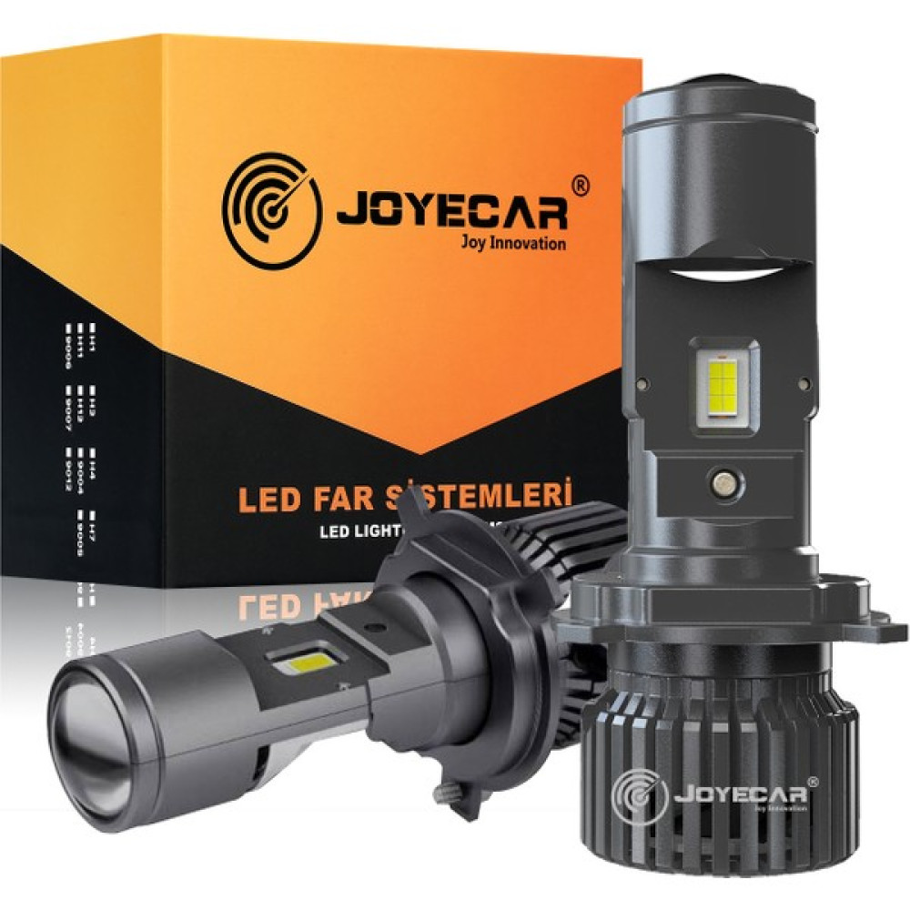 Joyecar Ultra Power Projektor Lensli H4 Uzun Kısa LED Far Ampulü Oto Boyaları Fiyatı