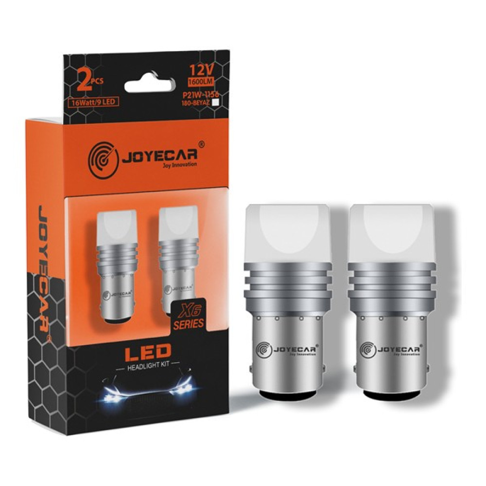 Joyecar X6 Serisi 1156 P21W BA15S 180° Tek Duy Geri Vites Fren Sinyal Park Stop Gündüz Farı Lamba - Kırmızı Oto Aydınlatma Fiyatı