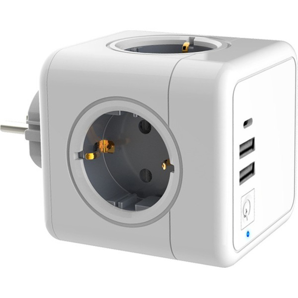 Joyne Yaratıcı Küp Kalıp Kare Soket USB Seyahat Adaptörü Akım Koruma Soketi (Yurt Dışından) - Mavi Prizler Fiyatı