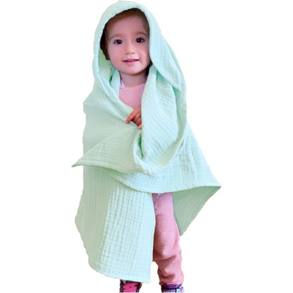 Joyous Mom Kids Dört Katlı Müslin Bebek Çocuk Havlu Kundak Banyo Havlusu Pamuk Plaj Havlusu Panço 4 Katlı - Mint - 0 - 3 Yaş Bebek Banyo-Tuvalet Fiyatı