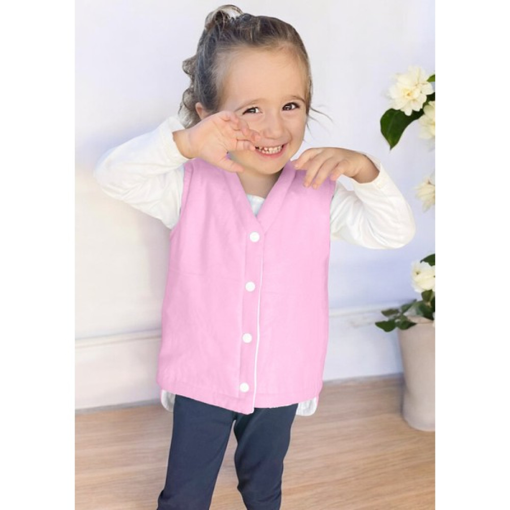 Joyous Mom Kids Müslin Bebek Yelek Organik Müslin Çocuk Yelek Yenidoğan Yelek Kışlık Bebek ve Çocuk Yelek Kız Çocuk Yelek Fiyatı