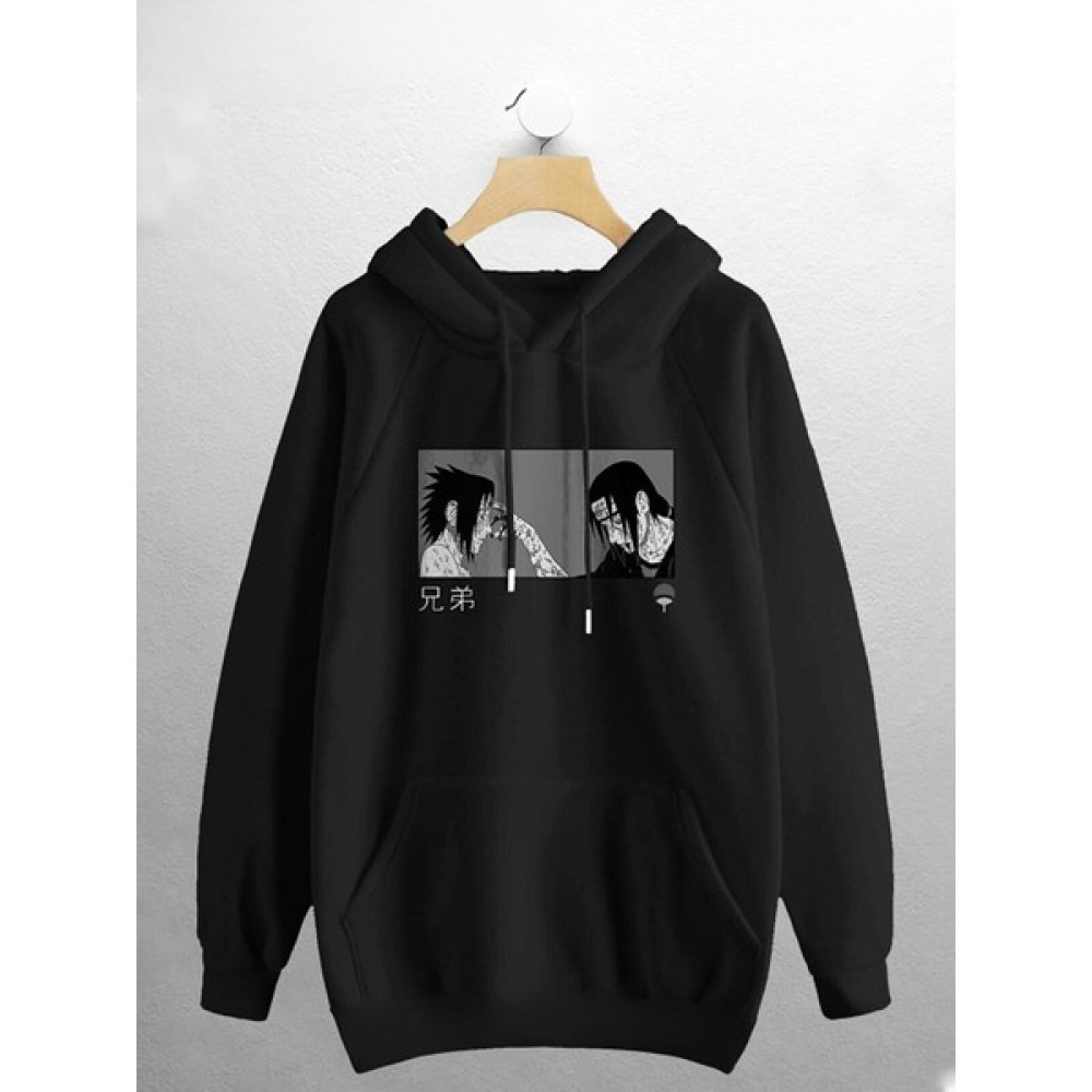 Joza Outdoors Unisex Kadın Erkek Uchiha Itachi Naruto Anime Baskılı Sweatshirt Erkek Sweatshirt Fiyatı