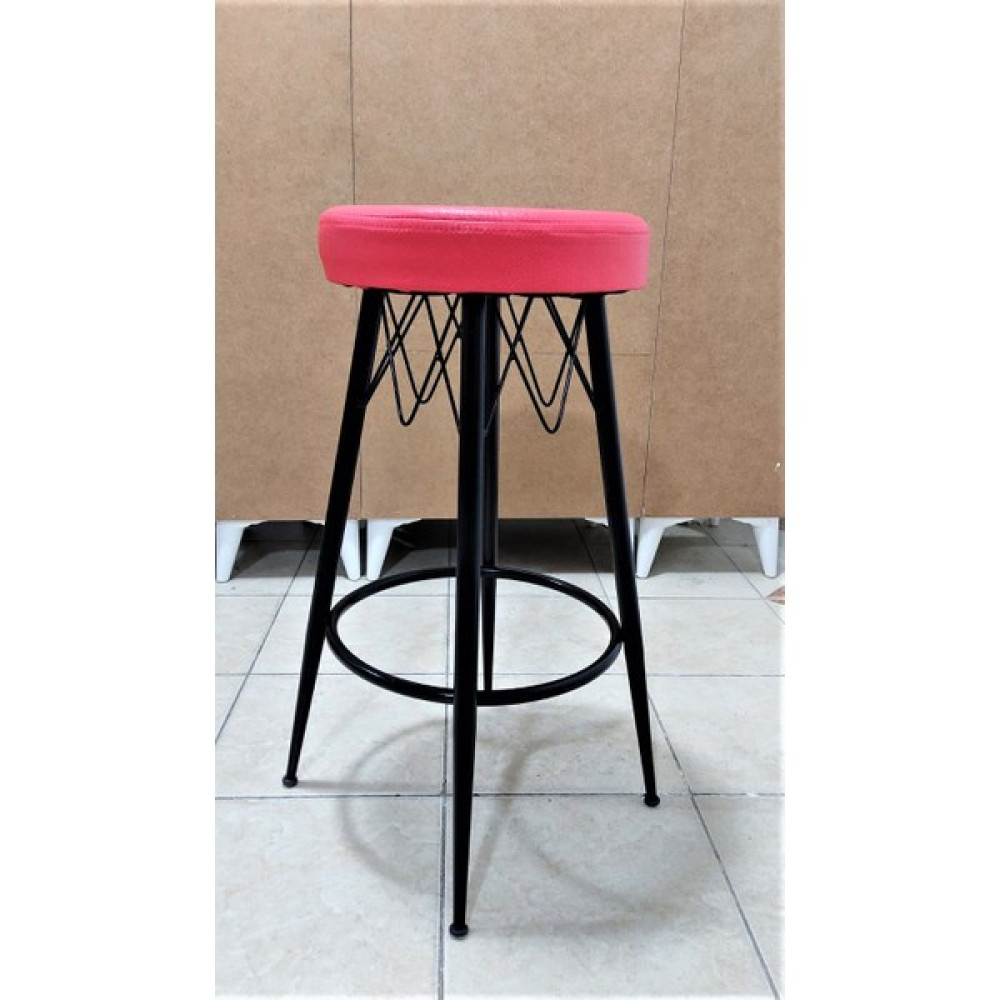 J&S Quality Özgün Tasarım Sırtsız 75. cm Oturumu Ile Şık ve Dekoratif Bar Taburesi. - Kırmızı Masa - Sandalye & Tabure Fiyatı