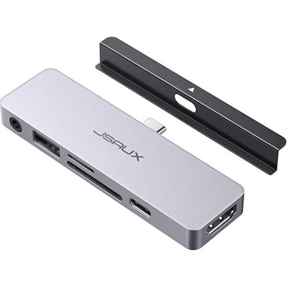 Jsaux 6in1 iPad Uyumlu Hub Adaptör Alüminyum Yüksek Hızlı Veri Aktarımı Type-C - USB 3.0 Adaptörü 4K 30Hz Hd USB C 100W Pd3.0 Şarj Cihazı Girişli i... Bilgisayar Çevirici ve Adaptörü Fiyatı