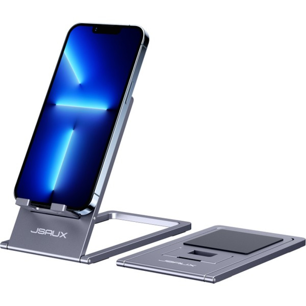 Jsaux Ayarlanabilir Telefon ve Tablet Tutucu Katlanabilir Telefon Standı Mini , iPhone 14 13 12 11 Pro Max Uyumlu Tablet Telefon Standı SP0112 Gri Tablet Aksesuarı Fiyatı